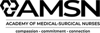 C C C AMSN ACADEMY OF MEDICAL-SURGICAL NURSES COMPASSION · COMMITMENT · CONNECTION logo