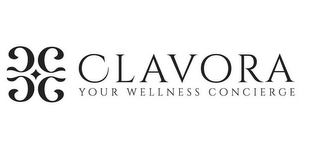 C C C C CLAVORA YOUR WELLNESS CONCIERGE logo