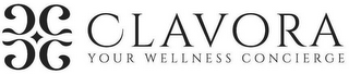 C C C C CLAVORA YOUR WELLNESS CONCIERGE logo