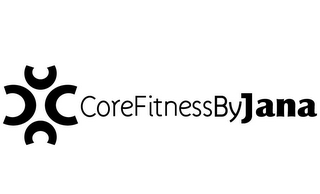 C C C C COREFITNESSBYJANA logo