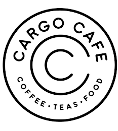 C C CARGO CAFE COFFEE · TEAS · FOOD logo