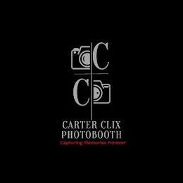 C C CARTER CLIX PHOTO BOOTH CAPTURING MEMORIES FOREVER logo