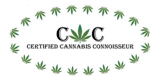 C C CERTIFIED CANNABIS CONNOISSEUR logo