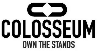 C C COLOSSEUM OWN THE STANDS logo
