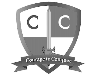 C C COURAGE TO CONQUER logo