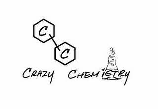 C C CRAZY CHEMISTRY logo