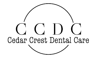 C C D C CEDAR CREST DENTAL CARE logo