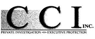 C C I INC. PRIVATE INVESTIGATION EXECUTIVE PROTECTION logo