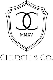 C C MMXV CHURCH & CO. logo