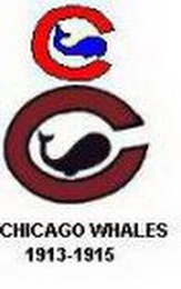 C C THE CHICAGO WHALES 1913-1915 logo