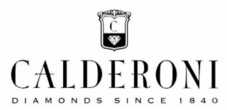 C CALDERONI DIAMONDS SINCE 1840 logo