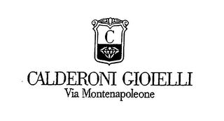 C CALDERONI GIOIELLI VIA MONTENAPOLEONE