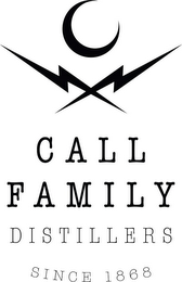 C CALL FAMILY DISTILLERS SINCE 1868 logo