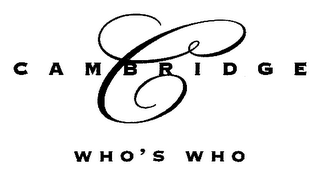 C CAMBRIDGE WHO'S WHO logo