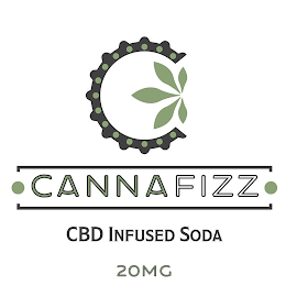 C CANNAFIZZ CBD INFUSED SODA logo
