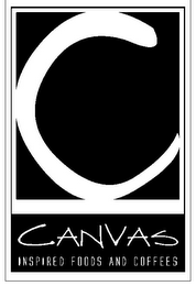 C CANVAS INSPIRED FOODS AND COFFEES logo
