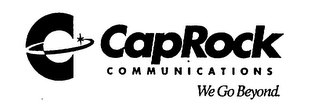 C CAPROCK COMMUNICATIONS WE GO BEYOND logo