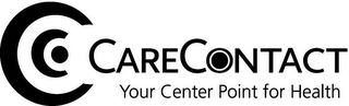 C CARECONTACT YOUR CENTER POINT FOR HEALTH logo