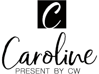 C CAROLINE PRESENT BY CW logo