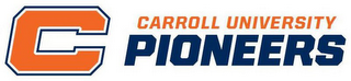 C CARROLL UNIVERSITY PIONEERS logo