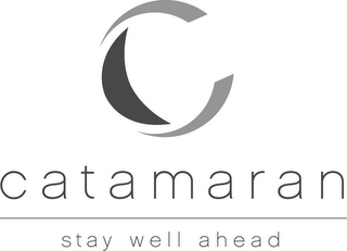 C CATAMARAN STAY WELL AHEAD logo