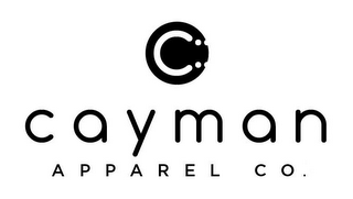 C CAYMAN APPAREL CO. logo
