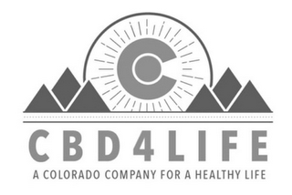 C CBD4LIFE A COLORADO COMPANY FOR A HEALTHY LIFE logo
