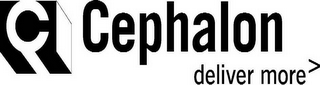 C CEPHALON DELIVER MORE> logo