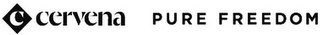 C CERVENA PURE FREEDOM logo