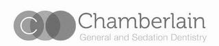 C CHAMBERLAIN GENERAL AND SEDATION DENTISTRY logo