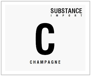 C CHAMPAGNE SUBSTANCE IMPORT logo