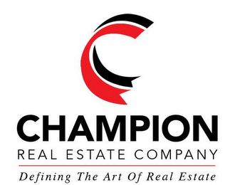 C CHAMPION REAL ESTATE COMPANY DEFINING THE ART OF REAL ESTATE logo