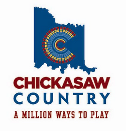 C CHICKASAW COUNTRY A MILLION WAYS TO PLAY logo