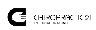 C CHIROPRACTIC 21 INTERNATIONAL, INC. logo