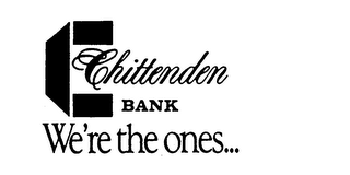 C CHITTENDEN BANK WE'RE THE ONES... logo
