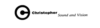 C CHRISTOPHER SOUND AND VISION logo