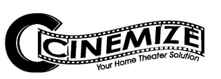 C CINEMIZE YOUR HOME THEATER SOLUTION logo