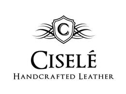C CISELÉ HANDCRAFTED LEATHER logo