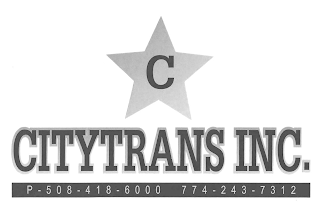 C CITYTRANS INC. P-508 -418-6000 774-243-7312 logo
