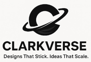 C CLARKVERSE DESIGNS THAT STICK. IDEAS THAT SCALE. logo