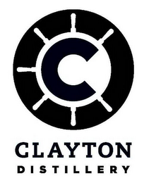 C CLAYTON DISTILLERY logo