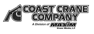 C COAST CRANE COMPANY A DIVISION OF MAXIM CRANE WORKS, L.P. logo