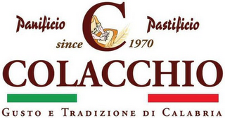 C COLACCHIO PANIFICIO PASTIFICIO SINCE 1970  GUSTO E TRADIZIONE DI CALABRIA logo