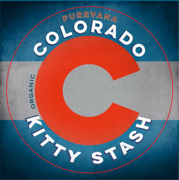 C COLORADO KITTY STASH ORGANIC PURRVANA logo