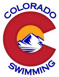 C COLORADO SWIMMING logo