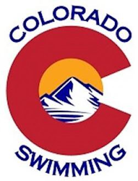 C COLORADO SWIMMING logo
