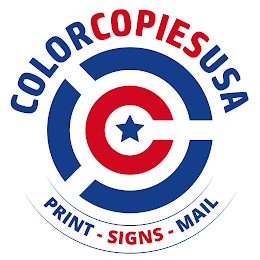 C COLORCOPIESUSA PRINT - SIGNS - MAIL logo
