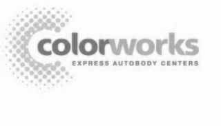C COLORWORKS EXPRESS AUTOBODY CENTERS logo
