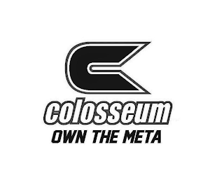 C COLOSSEUM OWN THE META logo