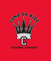 C COME UP KIDZ CLOTHING COMPANY logo
